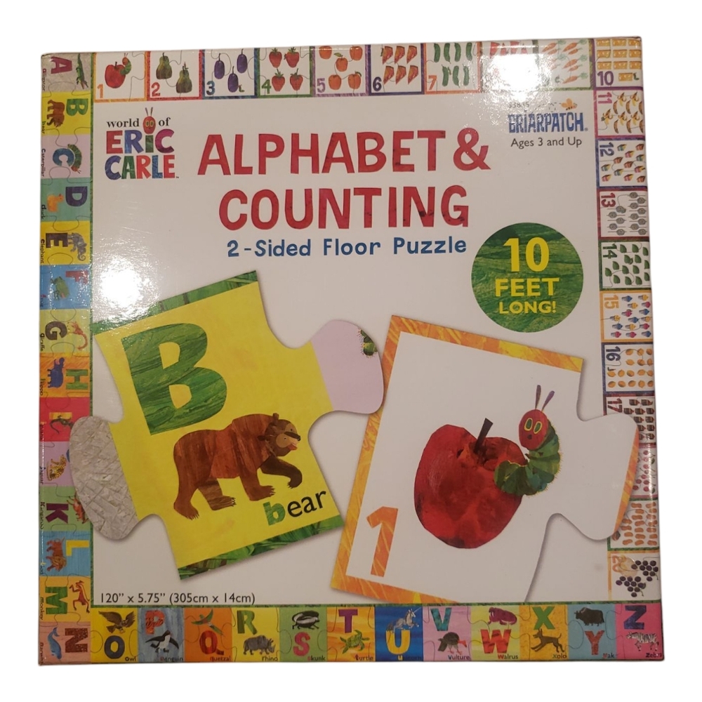 NWT Pre-k Learning Bundle. Eric Carle Alphabet Counting Cards & Language Library